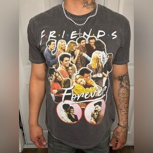 & Other Stories Charcoal 'Friends Forever' Graphic Tee